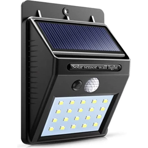 CT-7330 15W Ledli Solar Bahçe/çim Aplik - 6400K Beyaz