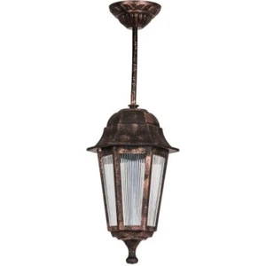 Dekoratif Optik Altıgen Bakır Sarkıt Armatür Aplik 20CM x 46CM