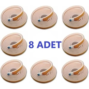 8 Adet Yapışkanlı Pencere Bandı Isı Yalıtım Süngeri (5 METREX8)