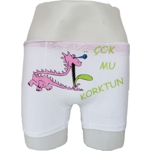 Çok Mu Korktun  Komik Erkek Boxer