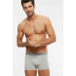 Tight Pamuklu 2'li Erkek Boxer - Gri