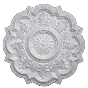 Menekşe Desenli Tavan Lamba Göbeği - 50 cm