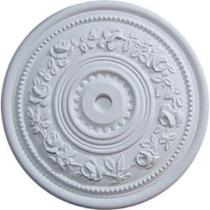 Gül Desenli Tavan Lamba Göbeği - 40 cm