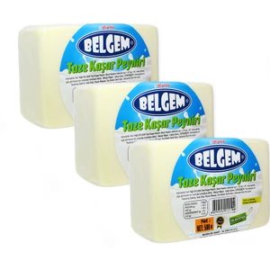 Taze Kaşar Peynir 500 gr x 3