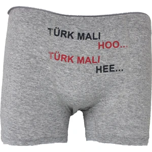 Türk Malı Baskılı Komik Boxer Erkek