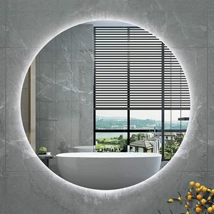 Toprak Dekor 90 cm Beyaz Ledli Banyo Aynası