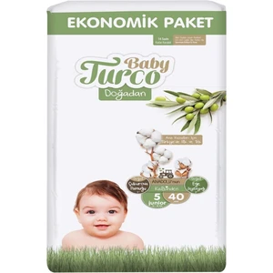 Baby Turco Bebek Bezi 40'lı (5 Numara)