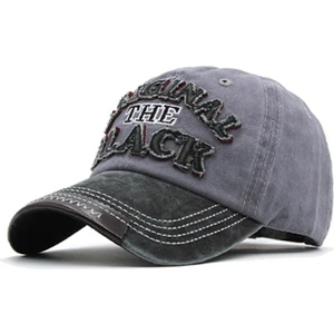 Siyasastar Unisex Şapka Sarı Kahve Original The Black Beyzbol Eskitme