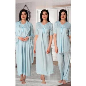 5036 Lohusa Pijama Gecelik Sabahlık Takım