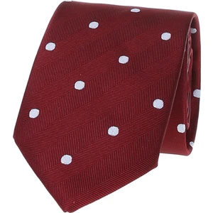 ALTINYILDIZ CLASSICS Erkek Beyaz - Bordo Kravat-mendil Set