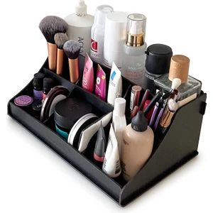 Design Otto Bella Small Ahşap Makyaj Takı Banyo Kozmetik Düzenleyici Organizer