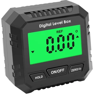 Dijital Seviye Açı Ölçer Arkadan Aydınlatmalı LCD Iletki Blisters Siyah Olmadan Marangozluk Için (Yurt Dışından)
