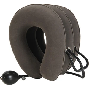 Servikal Boyun Çekiş Cihazı Şişme Boyun Brace Nefes Yastık Gri (Yurt Dışından)