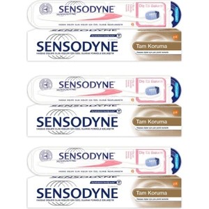 Tam Koruma 75 ml x 3 Adet +Yumuşak Diş Fırçası x 3 Adet