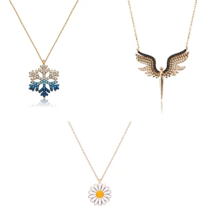 Papatya Silver 925 Ayar 3 Model Gümüş Kolye