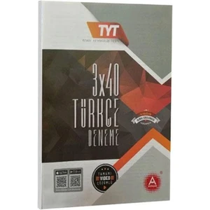 A Yayınları 3*40 Çıkmış Soru Türkçe Denemesi