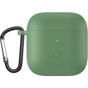 Redmi Buds 3 Için Karabinalı Tam Koruyucu Silikon Kılıf - Yeşil (Yurt Dışından)