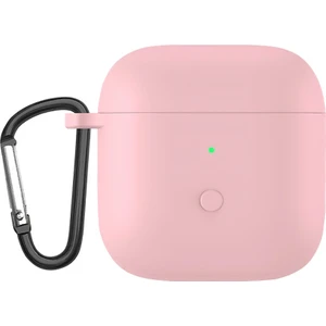 Redmi Buds 3 Için Karabinalı Tam Koruyucu Silikon Kılıf - Pembe (Yurt Dışından)