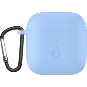 Redmi Buds 3 Için Karabinalı Tam Koruyucu Silikon Kılıf - Açık Mavi (Yurt Dışından)