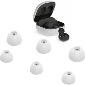Samsung Galaxy Buds 2 Için 6 Adet Yumuşak Silikon Yedek Kulaklık Ucu - Beyaz (Yurt Dışından)