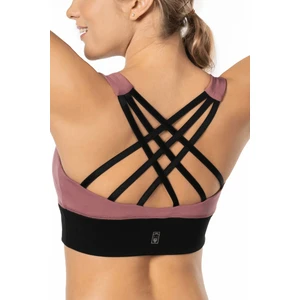 Lioness Activewear Gül Kurusu Yüksek Destekli Sırt Detaylı Kaplı Spor Sütyeni