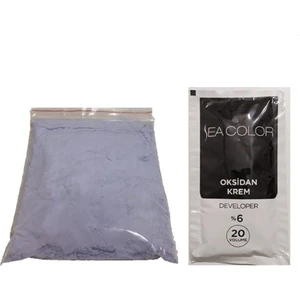 Sea Color Mavi Toz Açıcı (Oryal) ve Sıvı Saç Açıcı Set