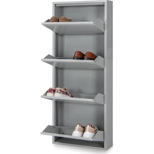 Kaser Metal 4'lü Gri Ayakkabılık