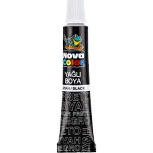 Nova Color Yağlı Boya Tüp 7 gr Siyah