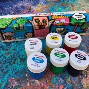 School Paint 20ML 6 Renk + Fırça Set