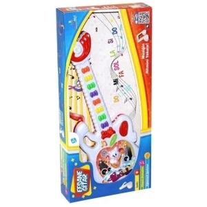 Can Ali Toys Oyuncak Pilli Müzikli Efsane Oyuncak  Beyaz Gitar