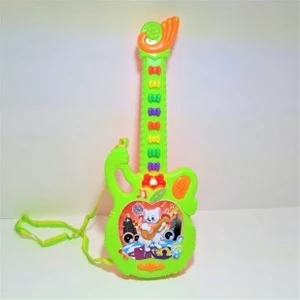 Can Ali Toys Oyuncak Pilli Müzikli Efsane Oyuncak  Yeşil   Gitar