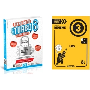 8. Sınıf Turbo Fen Soru Bankası +Hız Yayınları Lgs Deneme