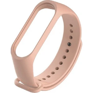 Gregoss Xiaomi Mi Band 3 ve 4 Akıllı Bileklik Silikon Kordon Kayış Band Pembe