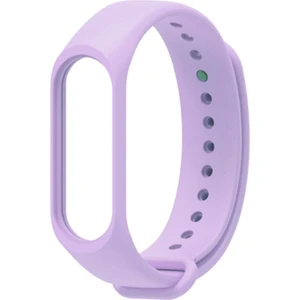 Gregoss Xiaomi Mi Band 3 ve 4 Akıllı Bileklik Silikon Kordon Kayış Band Lila