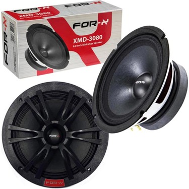 For-x Oto Mıdrange 20CM 300W 2 Adet XMD-3080 carsoundhifi Fiyatı