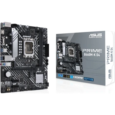 Asus Prime B660M-K D4 B660 5333 Mhz DDR4 LGA1700 Matx