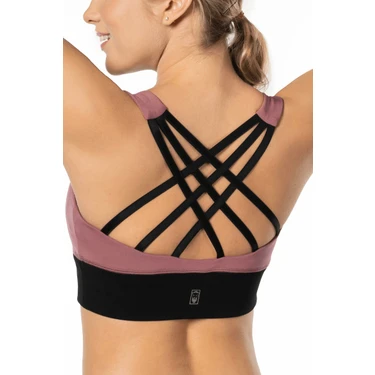 Lioness Activewear Gül Kurusu Yüksek Destekli Sırt Detaylı Kaplı Spor