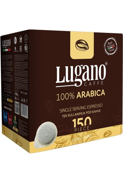 Lugano Caffe Ese Pod Arabica 150'LI Kahve
