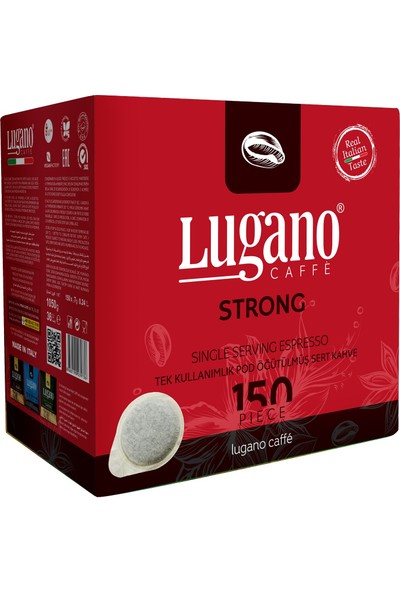 Lugano Caffe Ese Pod Strong 150’LI Kahve