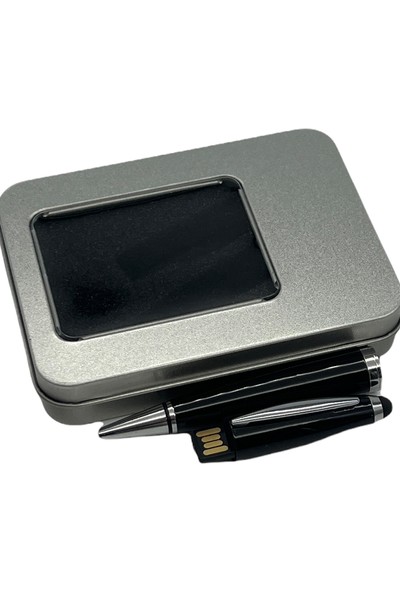 Bradley Metal Kutulu 16 GB USB Flash Bellek Olabilen Tükenmezkalem