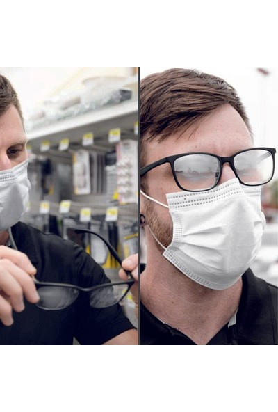 Belsa Home Belsa Antifog Gözlük Camı Buğu Buhar Önleyici Sihirli Mikrofiber Bez 400 Kullanım