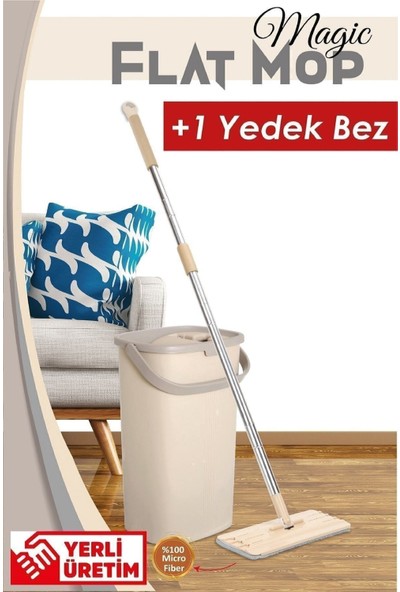 Redro Home Magic Flat Tablet Mop Seti + 1 Yedek Bez