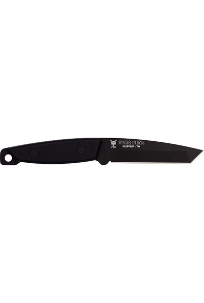 Turq Gear Fox Tanto - Cubic G10 Black Elcik - Sleipner Graphite Black (Siyah) Bıçak