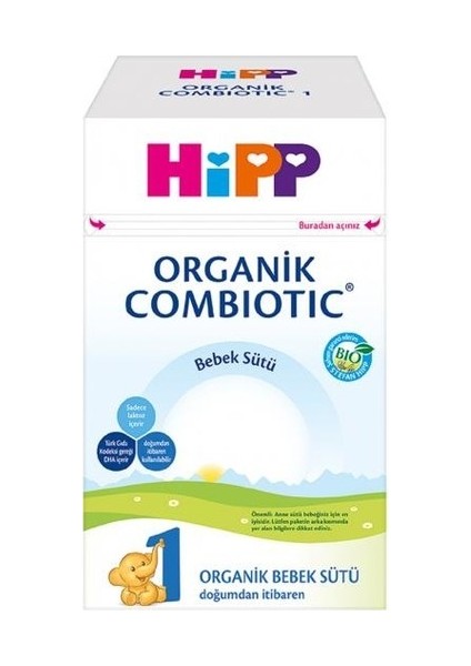 HİPP ORG KOMB 1 800 GR