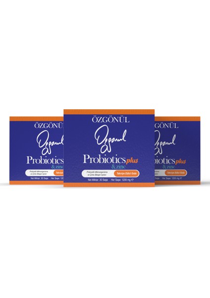 Probiotics Plus&zinc 3'lü