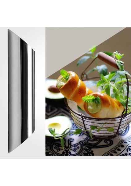 2 Adet Paslanmaz Koni Şekli Ekmek Kalıp Danimarka Spiral Aracı Pişirme