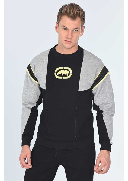Ecko Unltd Sımon Oversıze Erkek Baskılı Bısıklet Yaka SweaTshirt