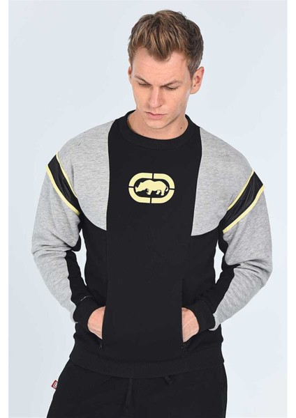 Ecko Unltd Sımon Oversıze Erkek Baskılı Bısıklet Yaka SweaTshirt