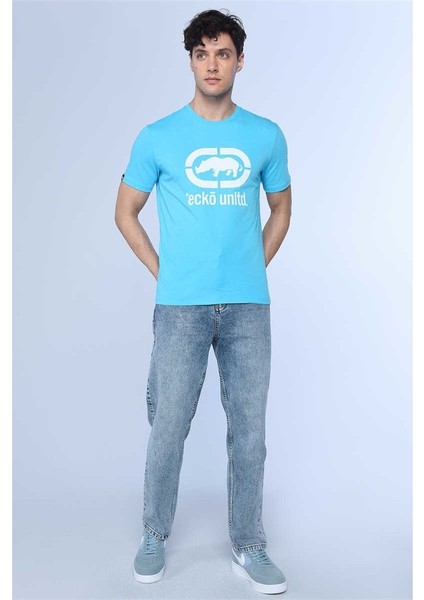 Ecko Unltd Logo Tee Erkek Bısıklet Yaka Tshirt