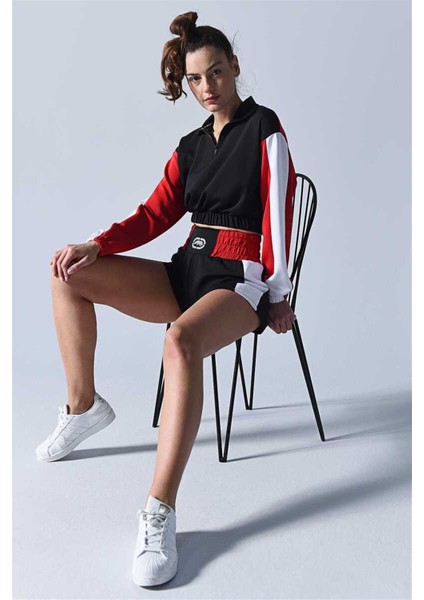 Star Kadın Dık Yaka SweaTshirt